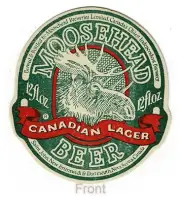 Moosehead Beer single paper coaster 1979 NOS