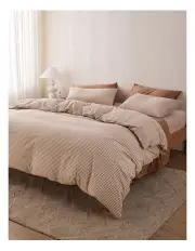 [Sheet Society] Leo Washed Cotton Quilt Cover Set in Lyle Gingham