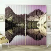 Bone Peak Hill Sawtooth 3D Curtain Blockout Photo Printing Curtains Drape Fabric
