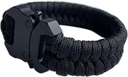 SU LIFE 1 Set Parachute Cord Bracelets Fishtail Weaved Paracord Bracelet with Side Release Buckle 8.5" Bracelets