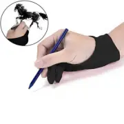 Artist Drawing Glove 2 Finger Painting Digital Tablet Writing Anti-Fouling Glove
