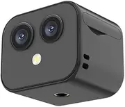 EZONEDEAL HD Mini 4K Wireless Camera WiFi Dual Lens Camera Smart Night Vision Portable Home Magnetic Security Camera Nanny Indoor Outdoor Video Recorder