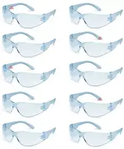10 Pair/Pack Box Gateway Starlite Light Blue Safety Glasses Sun Z87+ Wholesale