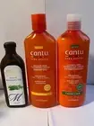 cantu sulfate free shampoo hydrating conditioner & Rosemary Mint Oil set of 3