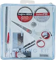 SINGER Hemming Kit with Storage Pouch – 92 Piece Sew Kit with Hem Tape, Seam Ripper, Scissors, & Marking Pencil