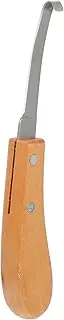 Sosoport 1pc Hoof Trimmer Tie Horseshoe Nails Horseshoe Cutter Horseshoe Care Kit Blocker Horse Hoof Rasp Horse Hoof Hoof Stand Puller Horse Shoes Shoeing Handles Stainless Steel Brown