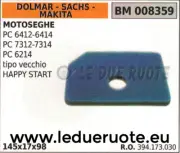 394173030 Air Filter Chainsaw Dolmar Sachs Makita PC 7314 6214 Happy 145x17x98