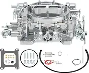 1407 Performer 750 CFM Square Bore 4-Barrel Air Valve Secondary Manual Choke New Carburetor Compatible for V8 engines