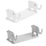 Bathroom Shelf Self Adhesive Wall Mounted Storage Shelves for Kitchen