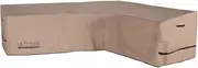 ULTCOVER Patio L-Shaped Right Facing Sofa Cover Waterproof for 6-Seater Outdoor Sectional Furniture Couch 110”W (Back Length) x 85”W (Right Side)