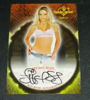 2013 Benchwarmer TIFFANY SELBY Thanksgiving #23 Black Ink Autograph PLAYBOY Sexy