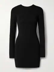 [THE PARK] THE PARK - Elizabeth Stretch-tencel™ Lyocell Jersey Mini Dress - Black - x small x small Black