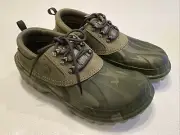 Crocs Axle Boot Shoe Army Green Camo Leather Men's Size 12