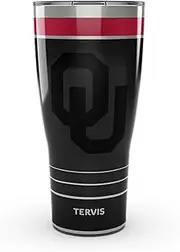 Tervis Traveler Oklahoma Sooners - Night Game Triple Walled Insulated Tumbler Travel Cup Keeps Drinks Cold & Hot, 30oz, Stainless Steel