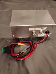 Qty 1 New Rf Amp Hf And 6m Ssb,FM,Am 5 WS In 600 Out At 50 Volts DC At 6amps
