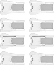 Safety Locks, Sliding Door Lock for Patio, Wardrobe, Closet, Shower, Window, Kitchen Doors Slide Glass Sliding Lock 8Pcs.