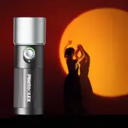 4 Colors Photography Flashlight, 8400mAh Power Portable Spotlight for Photogr...