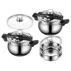 Pressure Cooker Pot Single Hand Operation Camping Home Home Pressure Canner