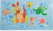 Dreambaby Anti Slip Bath Mat w/Too Hot Indicator Blue/Multi