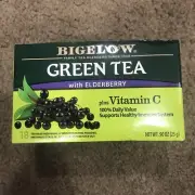Bigelow Green Tea With Elderberry Plus Vitamin C Support Immune Healthy System