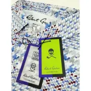 NWT Robert Graham Clubhouse Basel Geometric Performance Golf Polo MEDIUM $128