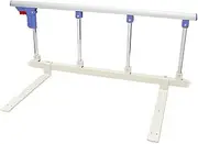 Sturdy Foldable Bed Rail Safety Bed Guard for Elderly/Adults/Disabled Support Handle Handicap Bed Rails Hospital Metal Grip Bumper