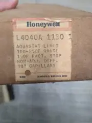 NEW Honeywell L4040A Aquastat High Limit Control Switch Line-Voltage Controller