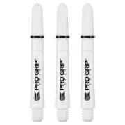 3pc Target Pro Grip Spin Shaft Dart Throw Game Accessory Multipack Medium White