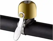 1Pc Bicycle Riding Accessories Folding Bike Copper Bell Bicycle Bell Retro Copper Bell Mountain Bike Horn Gold