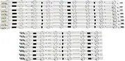 LED Backlight Array BN96-25308A 25309A Compatible with UE46F6410 UE46F6400 UE46F5000 UE46F5030 UE46F5500 UE46F6200 UE46F6350