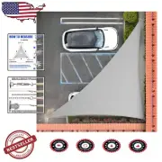 Lightweight Triangle Sun Shade Sail 13' x 14' x 19.1' - Stylish & Efficient