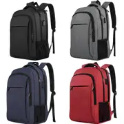 Hiking Back Pack Laptop Backpack with USB Charging Port Business Travel Bag Computer Bag