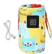 USB Bottle Warmer, Portable Breastmilk Warmer, Baby Bottle Warmer Pouch, Travel Baby Bottle Heater Maintains Optimal Temperature USB-Powered Convenience Portable & Travel-Friendly Perfect for Parents