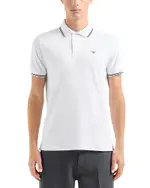 Emporio Armani Tipped Stretch Short Sleeve Polo Shirt