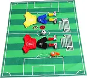 ibasenice Set Soccer Game Set Creative Finger Foosball for Family Fun Durable Tabletop Football Match for Home Office and Travel Unique Gameplay Experience