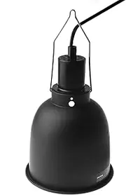 NANEEZOO Aluminium Reflector lamp with Heat-Resistant Porcelain Socket, Removable Reptile Dome lampshade, Suitable for Lamps up to 12 cm, Socket E27