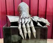 Gloves nazgul medieval gauntlets armor steel costume lord witch king fantasy rin