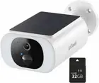 2K Solar Security Camera Outdoor Wireless with Embedded Solar Panel, Battery CCT