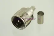 UHF Male Coax Connector RG-59 Crimp 2-Pack - by W5SWL