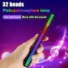 RGB Sound Control 32 Bit Light Bar, Colorful Rechargeable Ambient Led Light Bar
