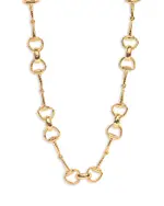Capucine De Wulf Equestrian Snaffle Bit Chain Necklace in 18K Gold Plated, 20