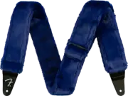 Genuine Fender Poodle Plush Guitar Strap - BLUE, 099-0642-027