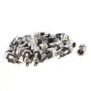 20 Pieces DC 5.5mmx2.1mm Power Jack Socket Female Panel Mount Connector Adapter