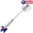 Stainless Steel Egg Beater Hand Push Whisk Mixer 10/12/14 Inch for Cooking