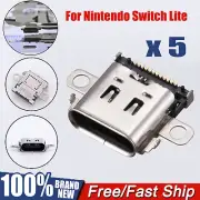 5 X Replacement Charging Port USB C Type-C Power Socket for Nintendo Switch