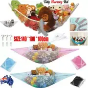 Large Toy Hammock Mesh Kids Bedroom Storage Nursery Teddy Bear Net JQ