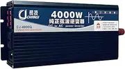 3000W 4000W 5000W Pure Sine Wave Inverter, Solar Power Inverter 12V 24V 48V 60V to 220V 230V AC Voltage Transformer for Home Car RV with AC Outlets /4269 (Color : 24V, Size : 4000W)