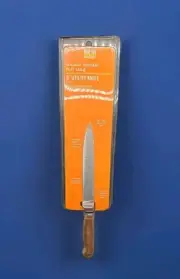2001 Martha Stewart Cutlery 6" Utility Knife Walnut Handle Full Tang New Vintage