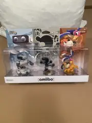 Amiibo Super Smash Bros 3 Pack - R.O.B., Mr. Game & Watch, Duck Hunt - SEALED
