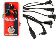 TC Electronic Sub 'N' Up Mini Octaver Pedal + Truetone MC5 Value Bundle